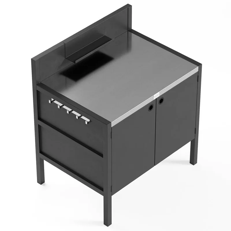 Външен кухненски шкаф с двойна врата