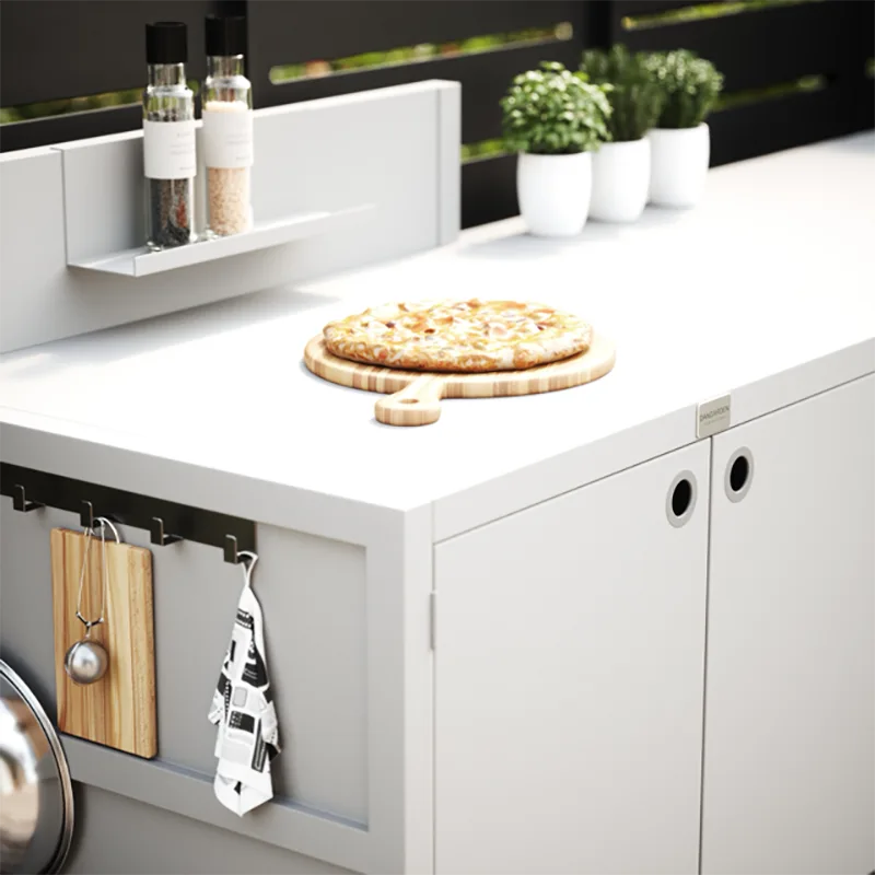 Double Door Outdoor Kitchen Cabinet