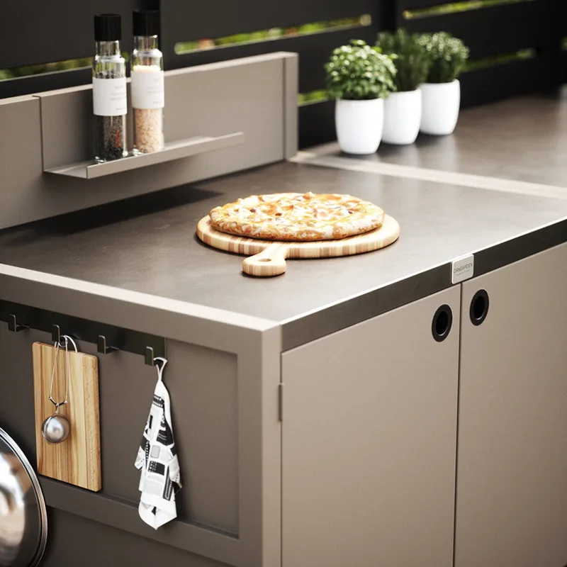 Double Door Outdoor Kitchen Cabinet
