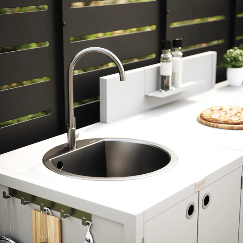 Double Door Outdoor Kitchen Cabinet