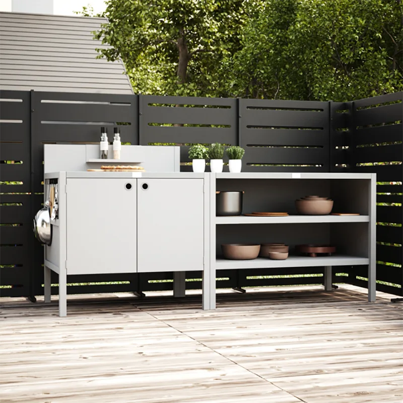 Double Door Outdoor Kitchen Cabinet