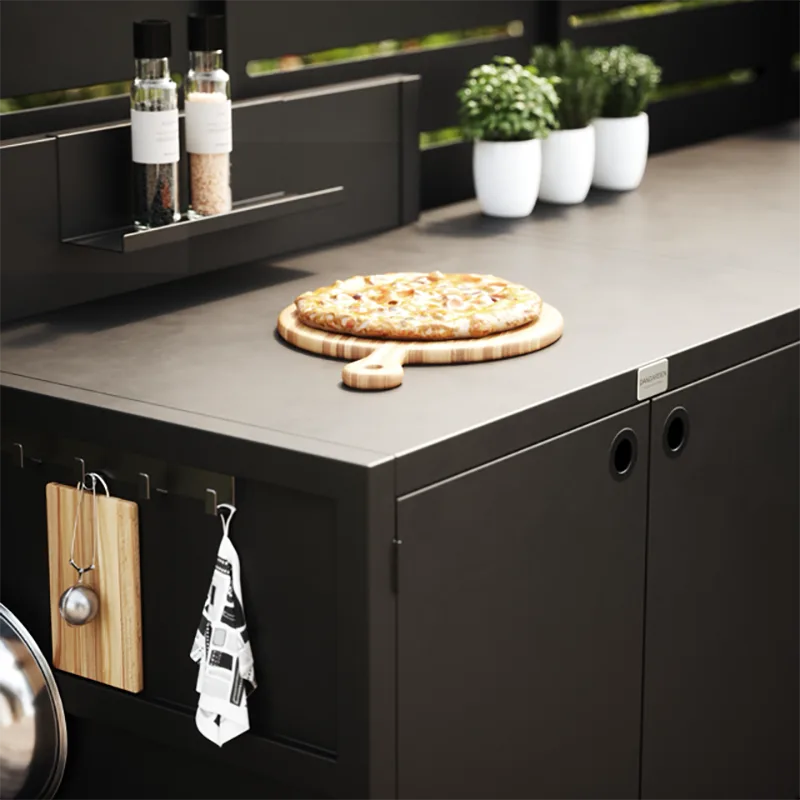 Double Door Outdoor Kitchen Cabinet