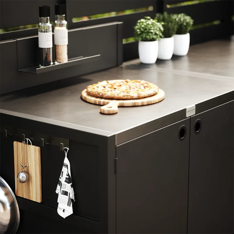 Double Door Outdoor Kitchen Cabinet