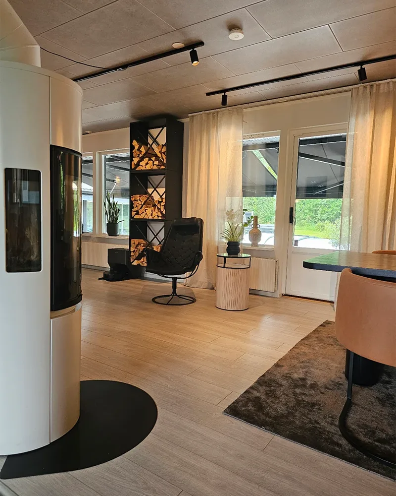 Outdoor Metal Rectangular Log Holder Firewood Rack