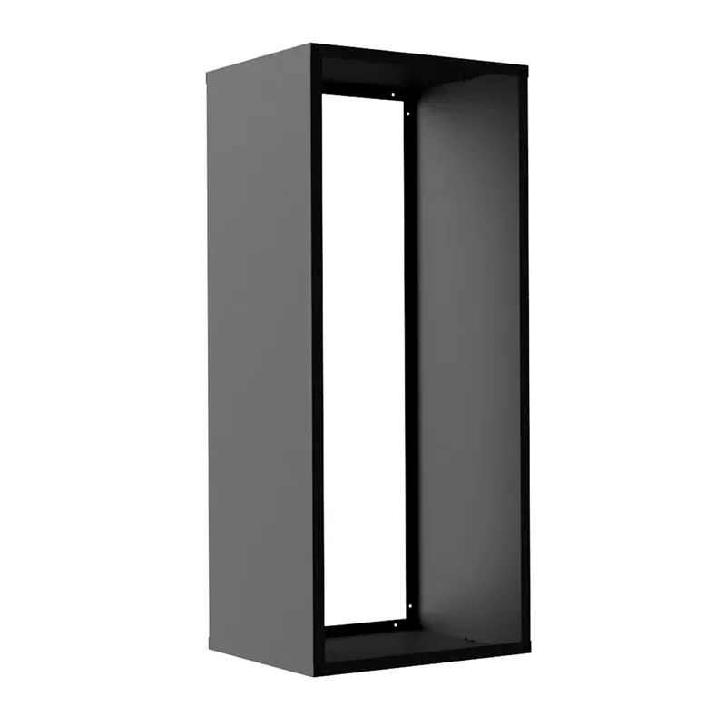 Външен лесно сглобяем модерен склад за дърва за огрев