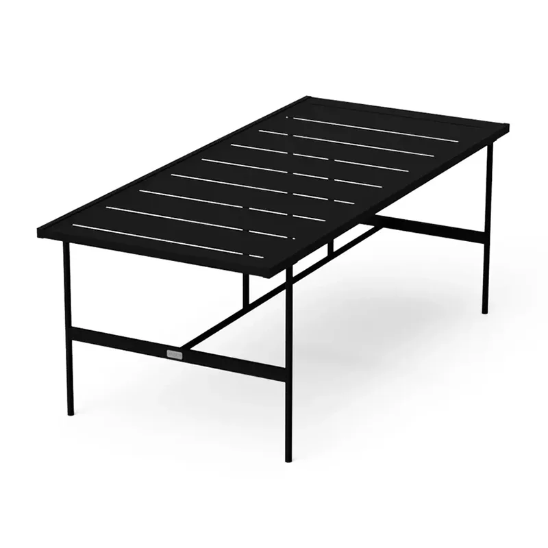 Външна правоъгълна маса за хранене